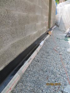Transition Membrane is the attached to bag footing